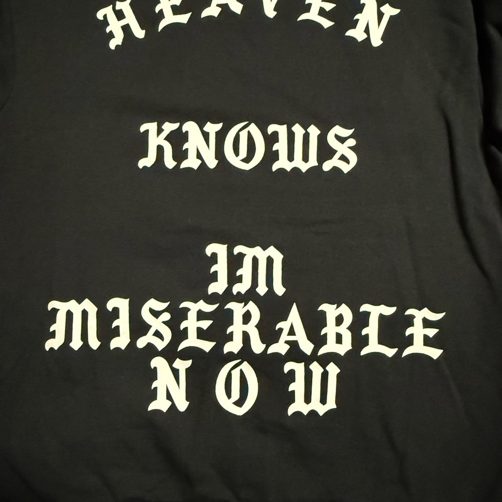 Black Graphic Sweatshirt